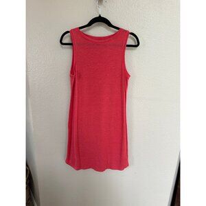Alternative Earth Apparel Womens Red Tank Dress S polyester solid round neck
